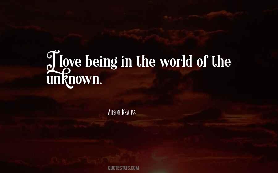 Being In The World Quotes #1176280