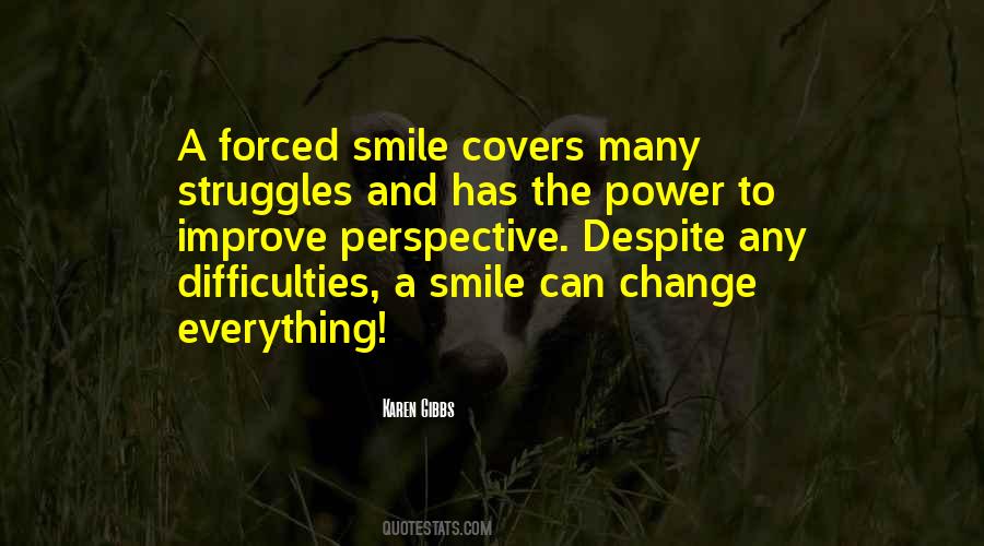 Power To Smile Quotes #943770