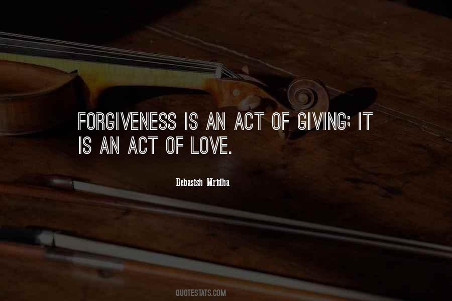 Act Of Giving Quotes #1685382