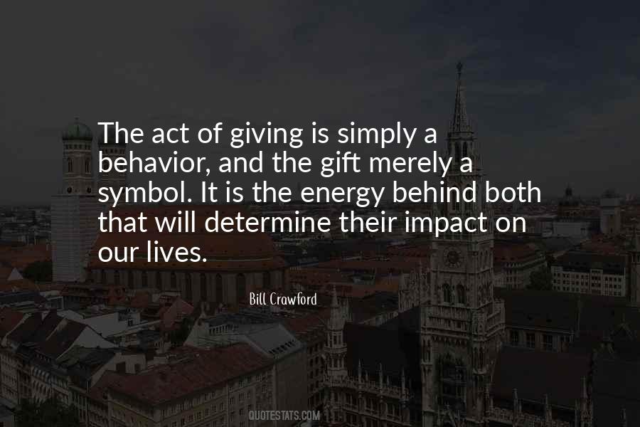 Act Of Giving Quotes #384136