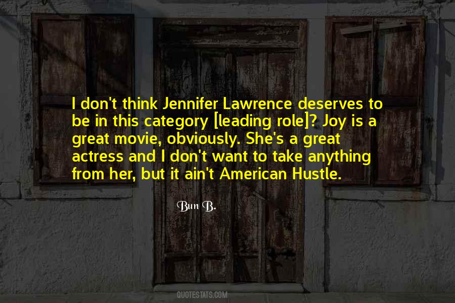 Movie Actress Quotes #341985