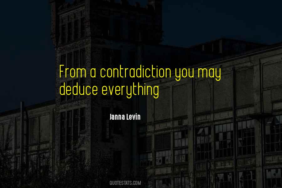 Deduce Yourself Quotes #832981