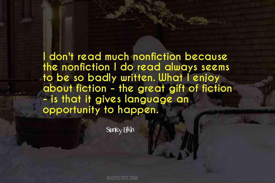 Fiction The Quotes #975783