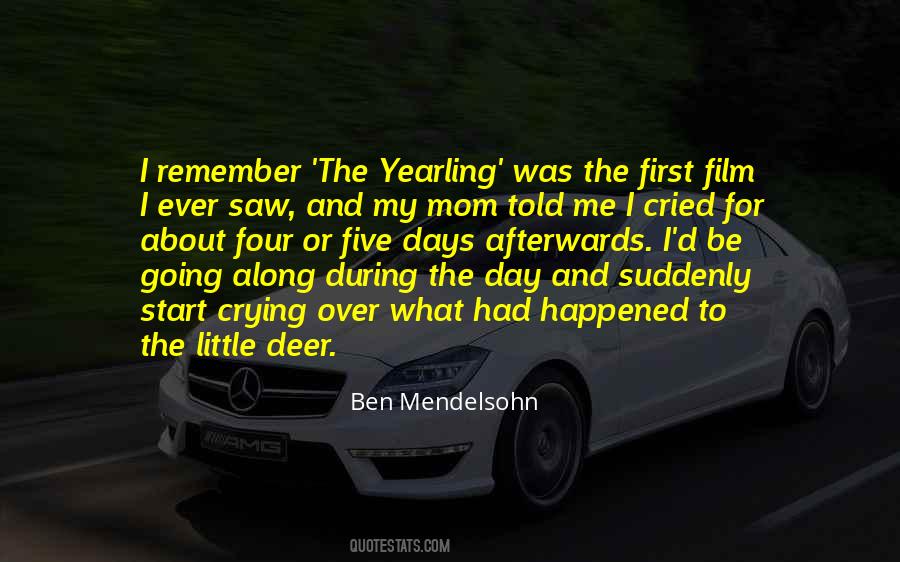 Cried For Days Quotes #1597120