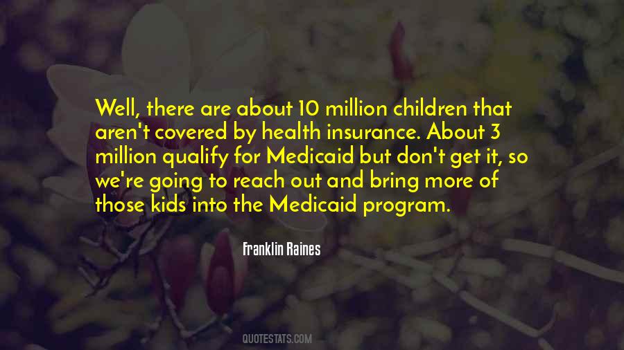 Medicaid Program Quotes #1218964