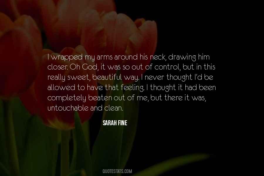 Wrapped Up In Your Arms Quotes #37665