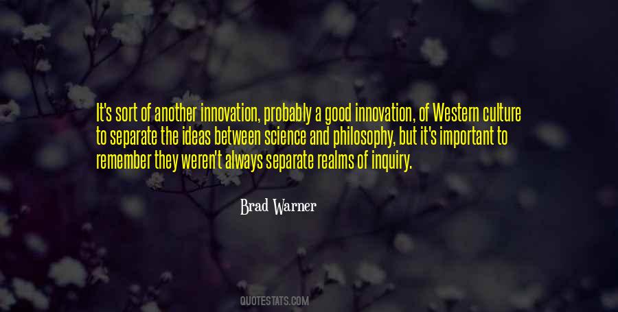 Culture Of Innovation Quotes #1308950