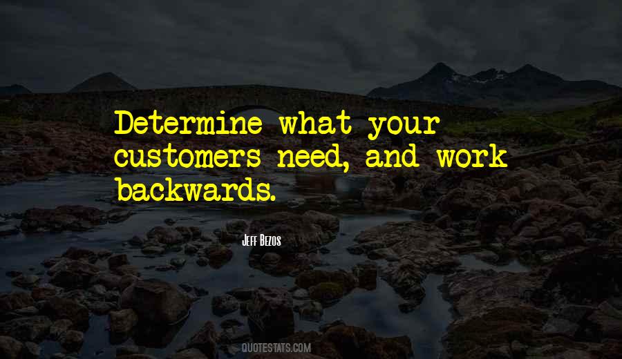 Work Backwards Quotes #579076