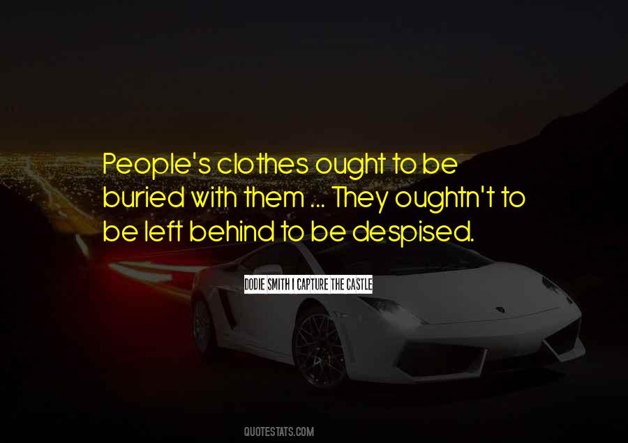 Dead People S Clothing Quotes #164234