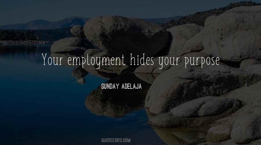Hidden Purpose Quotes #1136429