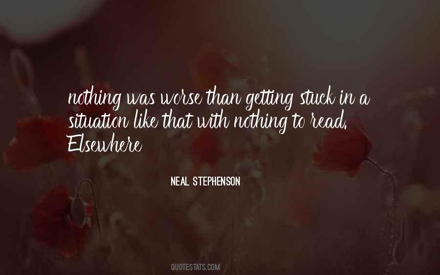 Getting Stuck Quotes #1142764