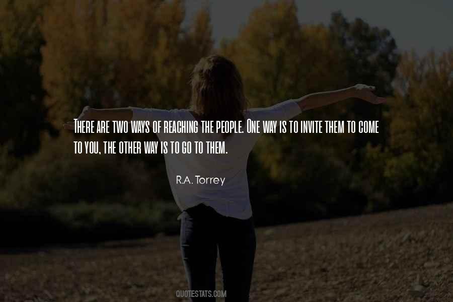 Reaching People Quotes #1227783