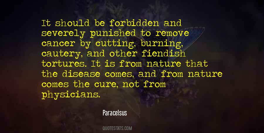 Cure To Cancer Quotes #1352683