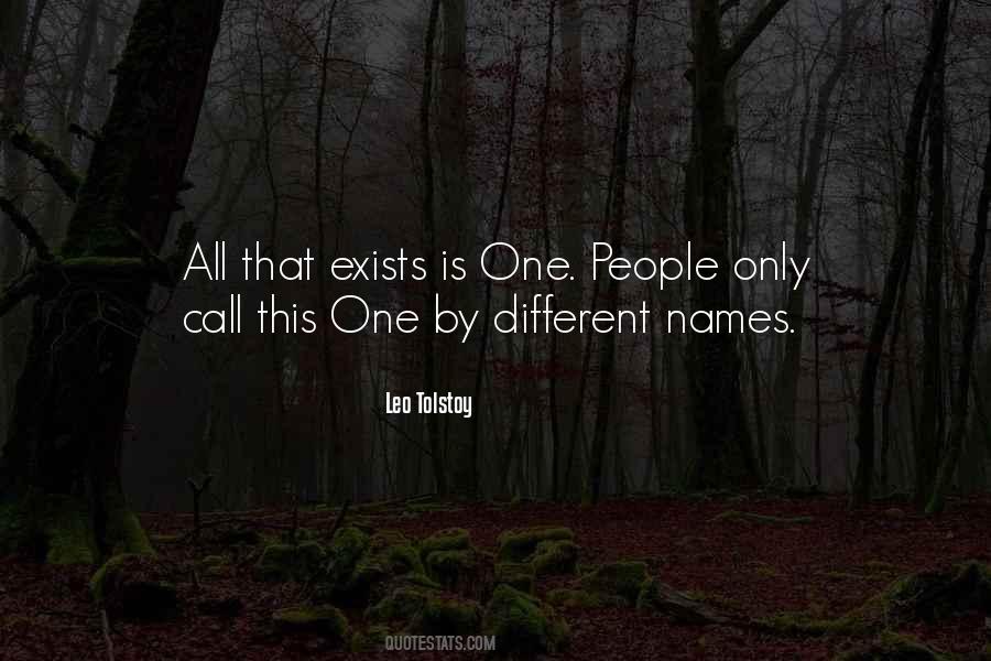 Different Names Quotes #1677331