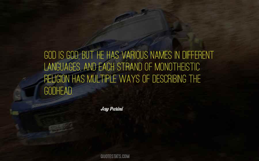 Different Names Quotes #629546
