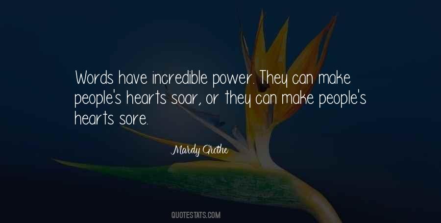 Incredible Power Quotes #1039818