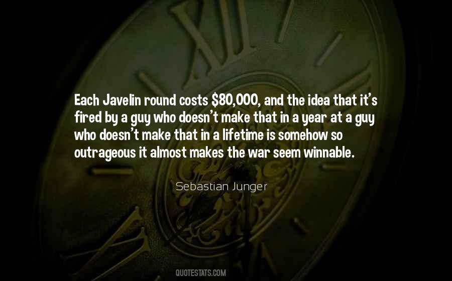War Sebastian Junger Quotes #1394634