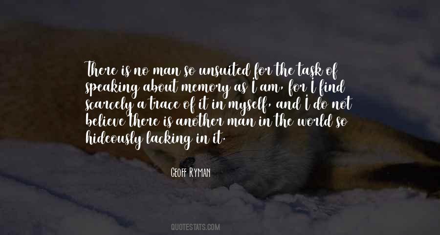 Man In The World Quotes #1262718