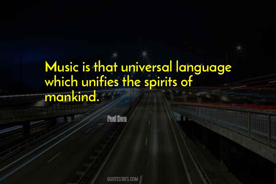 Music The Universal Language Quotes #110277