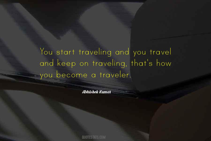 A Traveler Quotes #313564