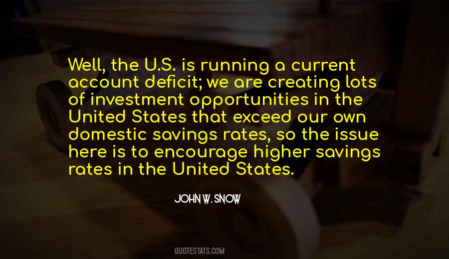 Current Account Deficit Quotes #116501