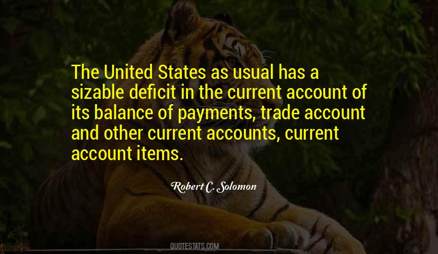 Current Account Deficit Quotes #826127