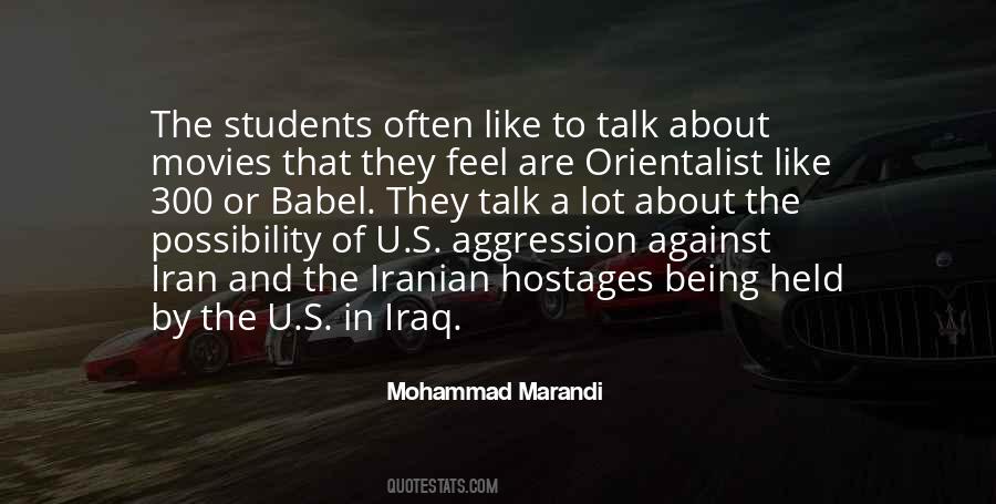 U S Aggression Quotes #1166291
