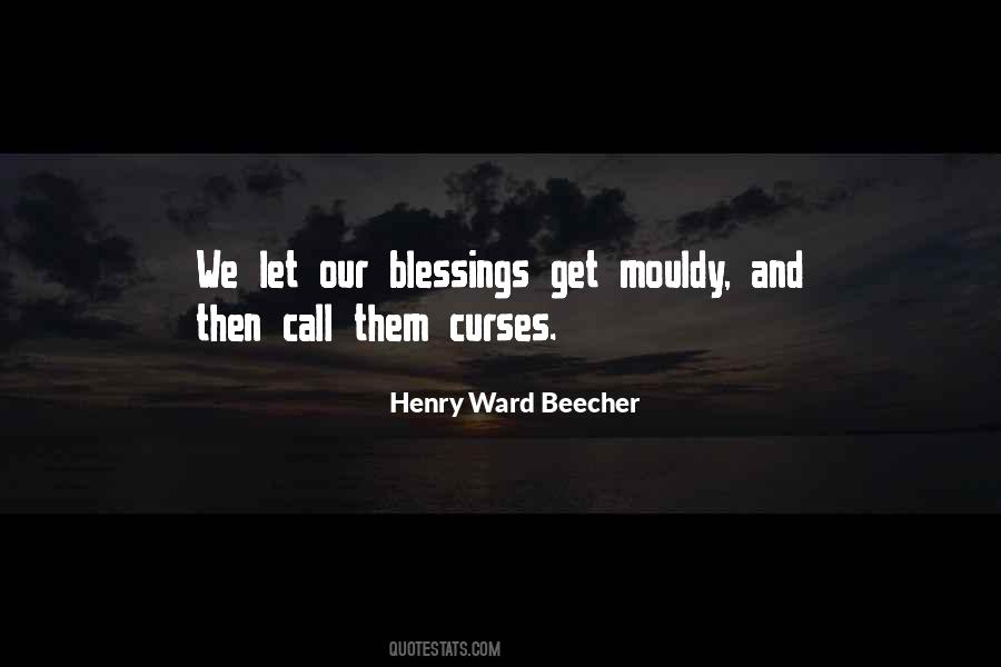 Curse And Blessing Quotes #1863245