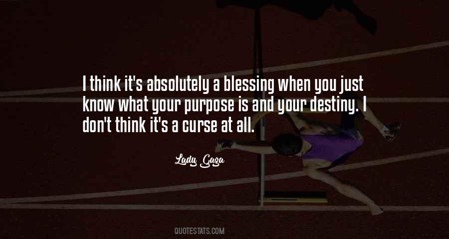 Curse And Blessing Quotes #664459