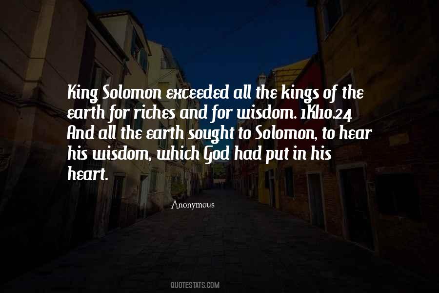 Quotes About King Solomon #483815