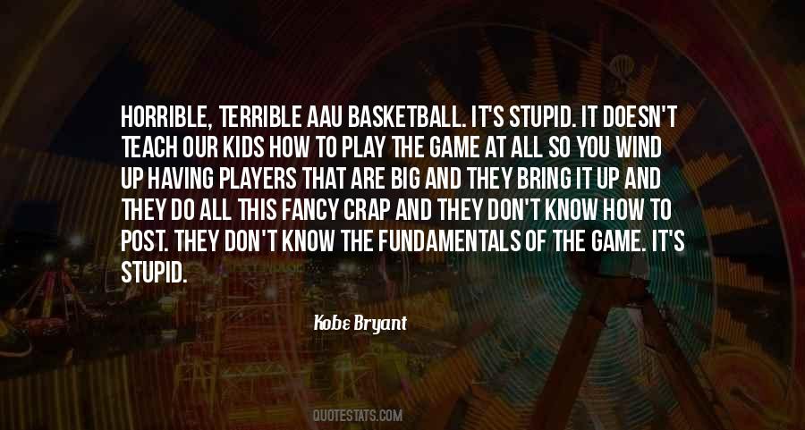 Game Of Basketball Quotes #1449445