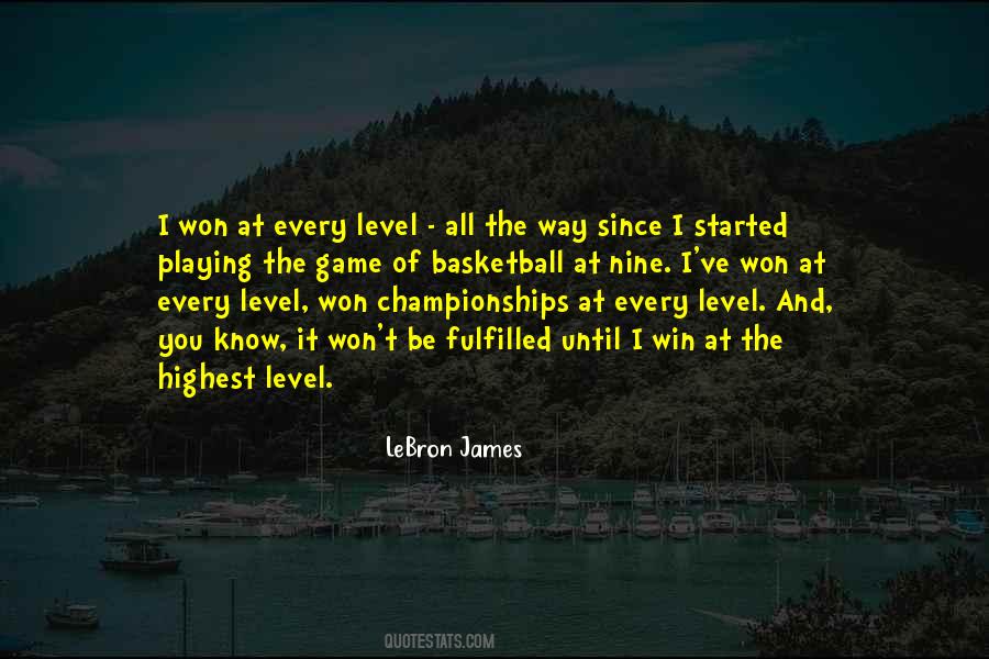 Game Of Basketball Quotes #1873582