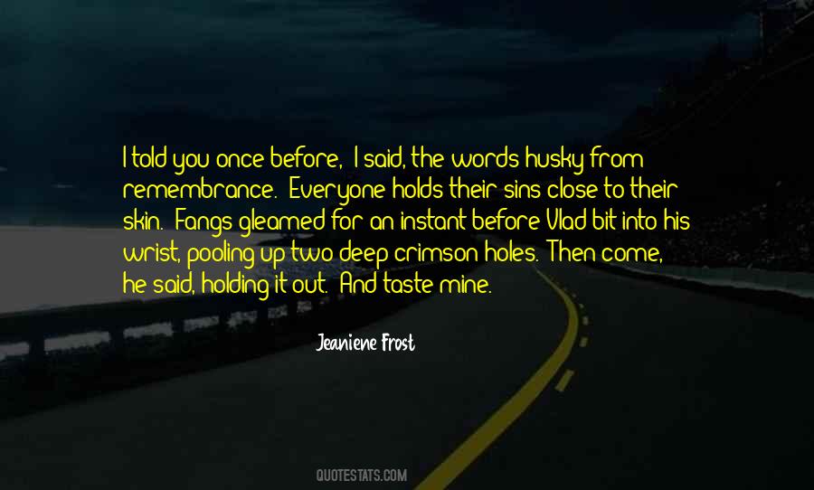 Once Before Quotes #1118580