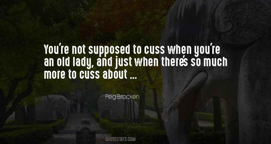 Cuss Quotes #1424100