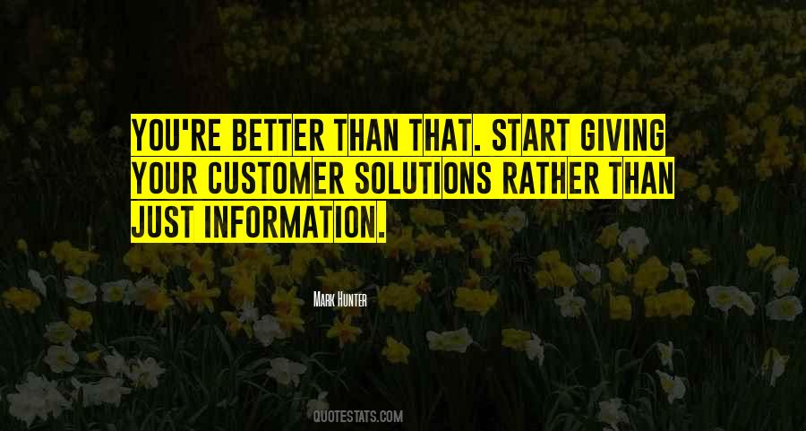 Customer Solutions Quotes #610299
