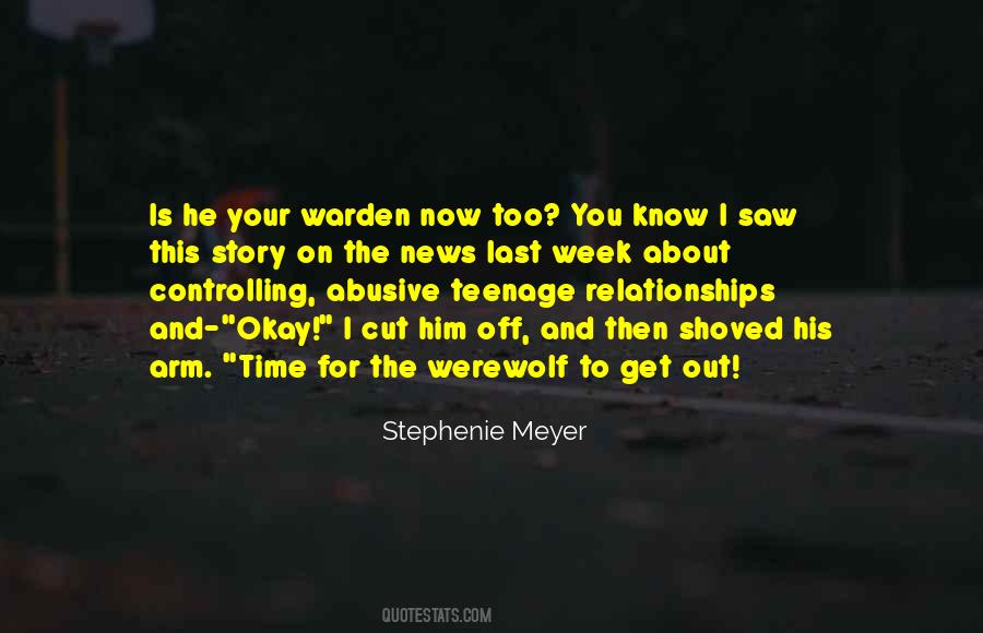 Cut Him Off Quotes #370355