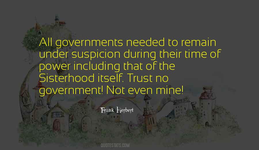 Trust Suspicion Quotes #20285