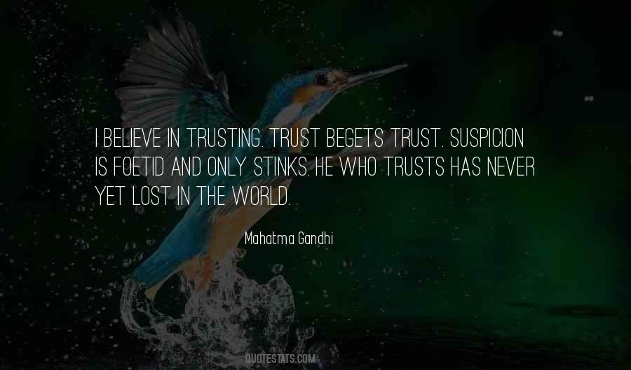 Trust Suspicion Quotes #572834