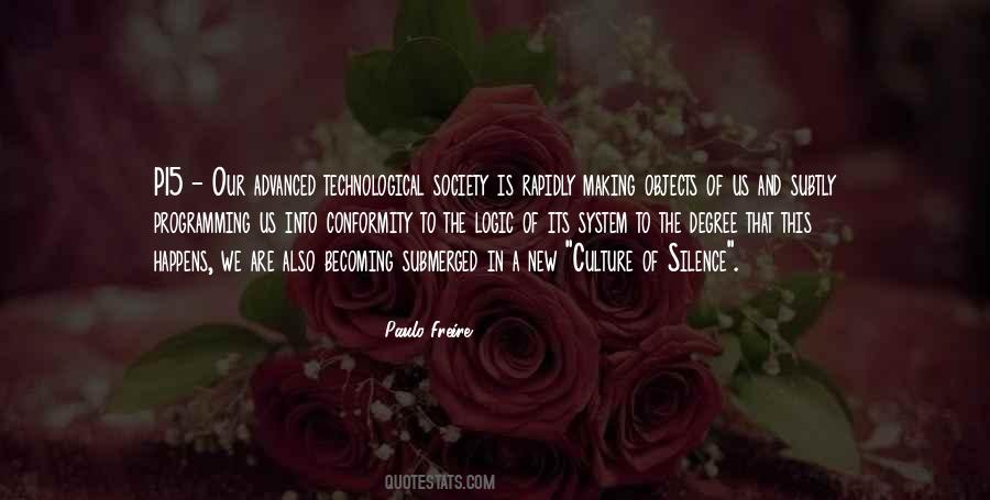 Conformity Of Society Quotes #670446