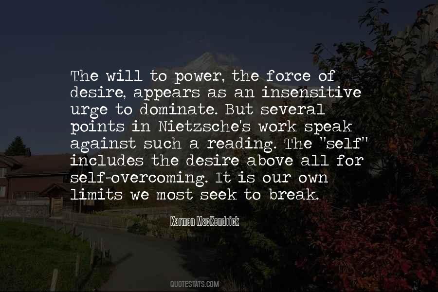 The Will To Power Quotes #1335406