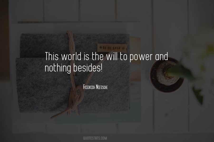 The Will To Power Quotes #1632948