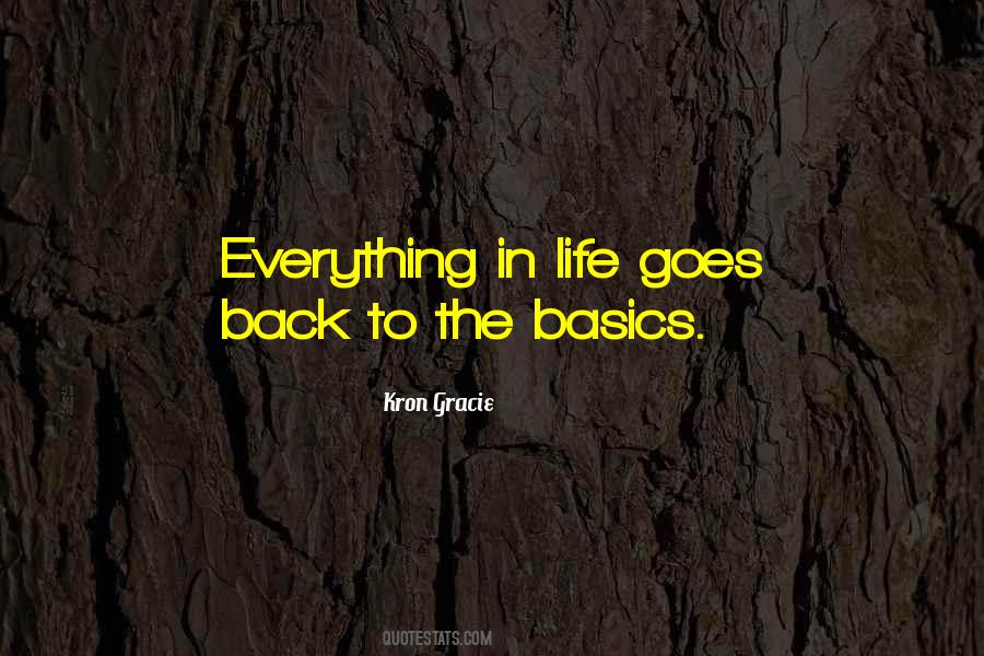 Back To The Basics Quotes #840473