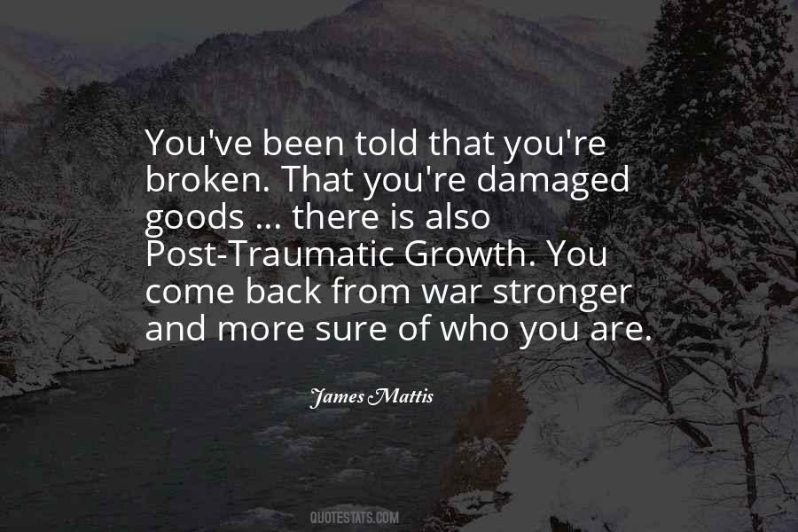 Broken Damaged Quotes #1315635