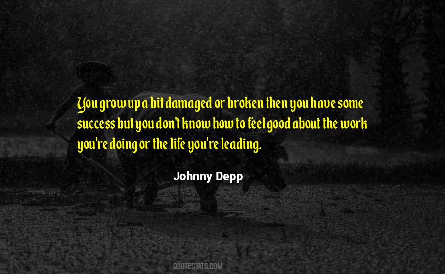 Broken Damaged Quotes #1363308