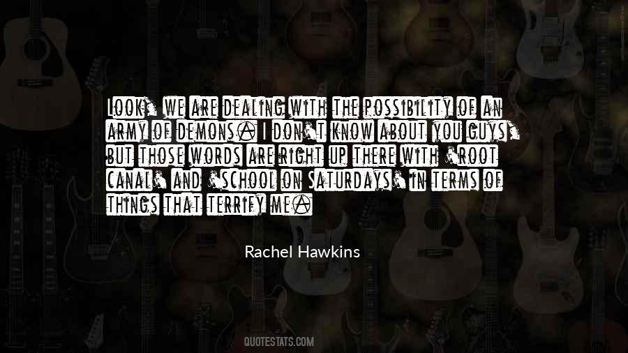 Hawkins School Quotes #1053608