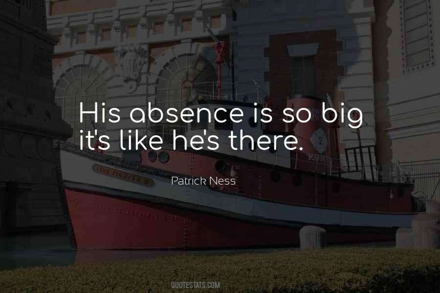 Love Absence Quotes #109057