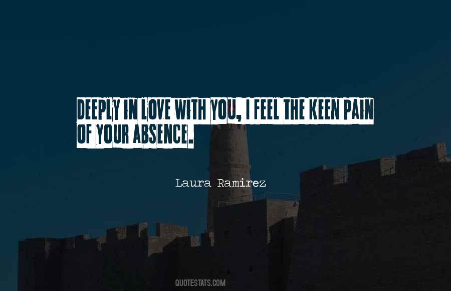 Love Absence Quotes #22981