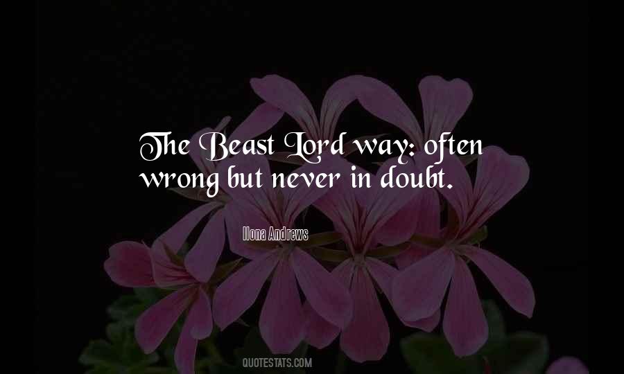 Beast Lord Quotes #476354