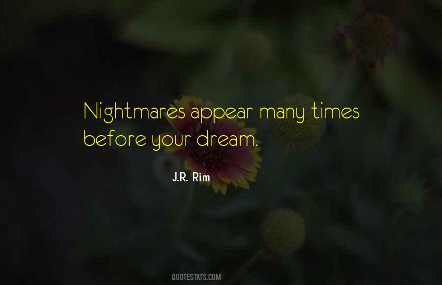 Dream Nightmare Quotes #619685