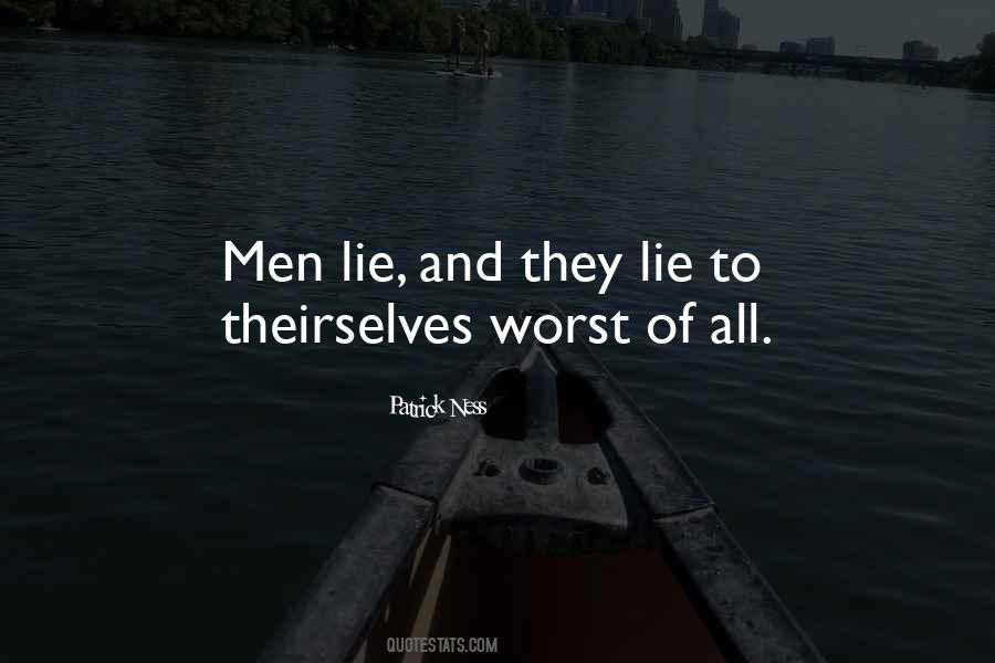 Men Lie Quotes #1415189